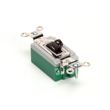 Hubbell Lighting Switch 30A 1P Brown 3031